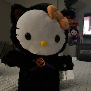 Hello Kitty Halloween Animated Musical Stepper Black Cat Costume